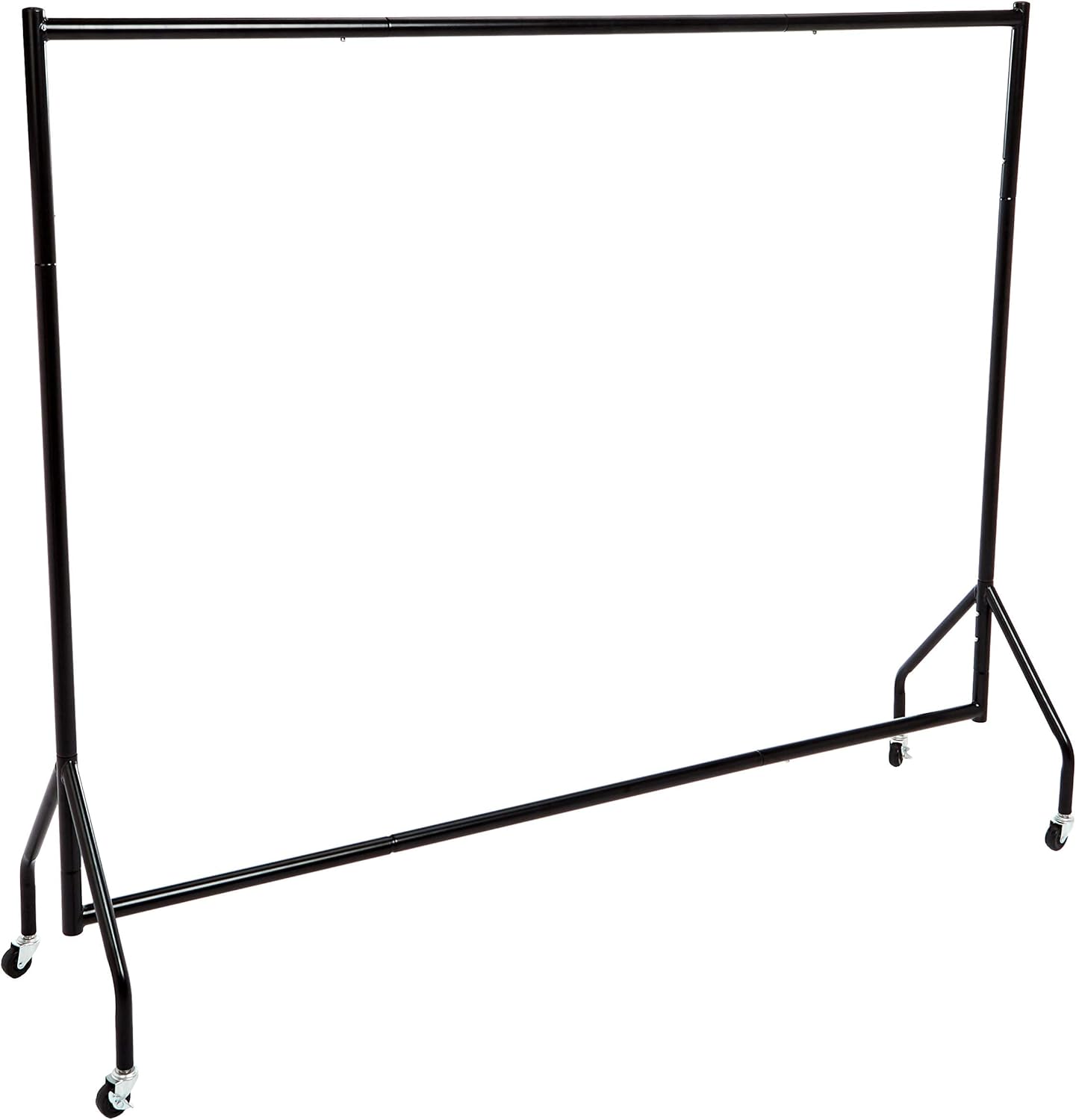 ND Cabide para roupa, 1,8 x 1,5 m, preto