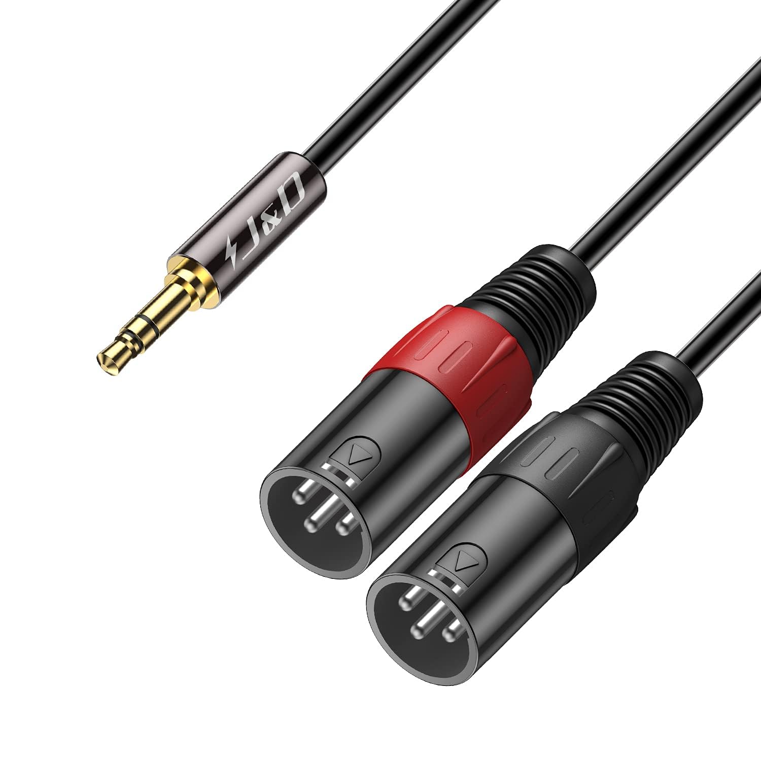 J&D J&D 3,5 mm (1/8") para cabo XLR duplo